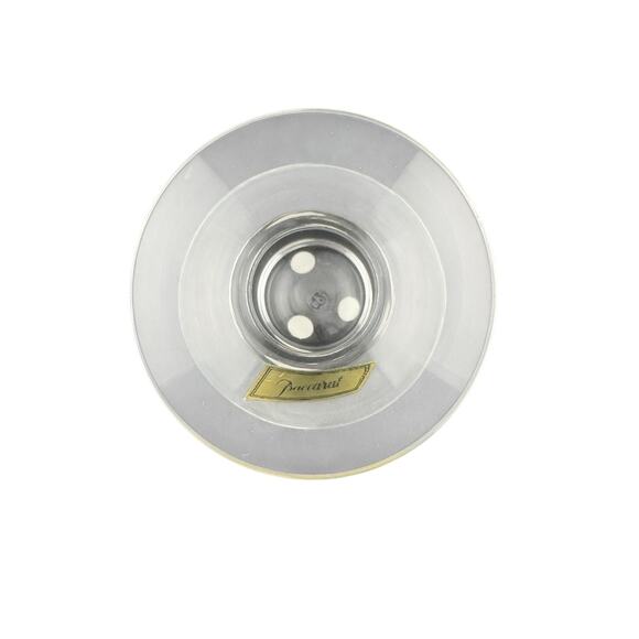 Title: Baccarat Vintage Crystal Mid-Century Bud Vase Signed 1950s Flared Top - Picture 3 of 4